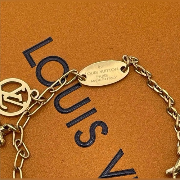 Louis Vuitton Full Inclusion Gold Blooming Supple Charm Bracelet- Free Gift - Picture 7 of 12